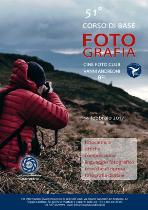 Corso di base di fotografia 51° edizione a cura del cine foto club Vanni Andreoni - 14 febbraio 2017